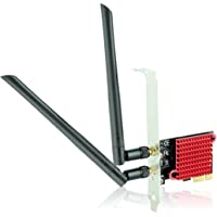 Los mejores  - Ziyituod Tarjeta WiFi 6 Bluetooth5.1 AX200 con disipador de Calor- Adaptador inalámbrico AX3000Mbps- compatibilidad con…